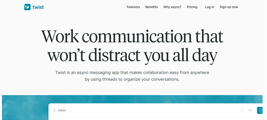 Twist, Built by Doist: Organised work communication for flexible teams